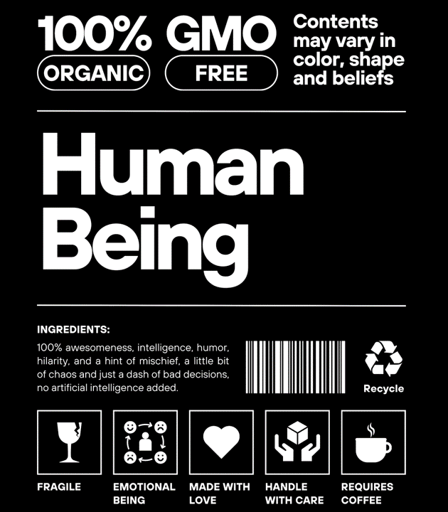 Unisex Oversized Tshirt - Human Being