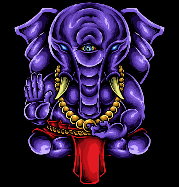 Unisex Oversized Tshirt - Ganesha