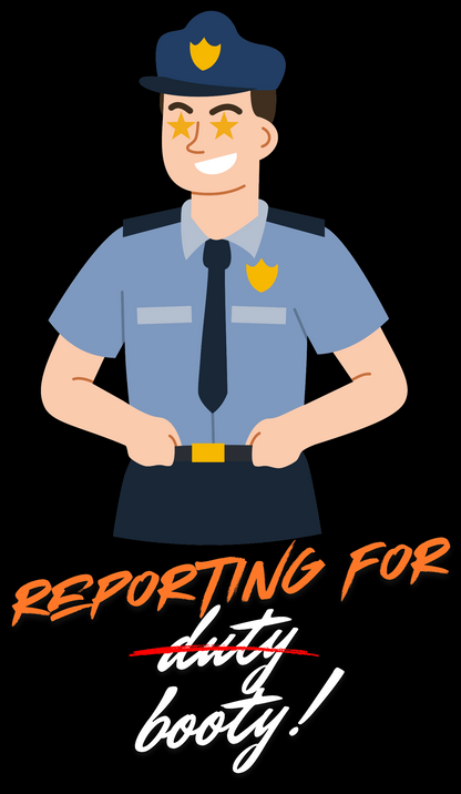 Men's Classic Tshirt - Reporting for Booty