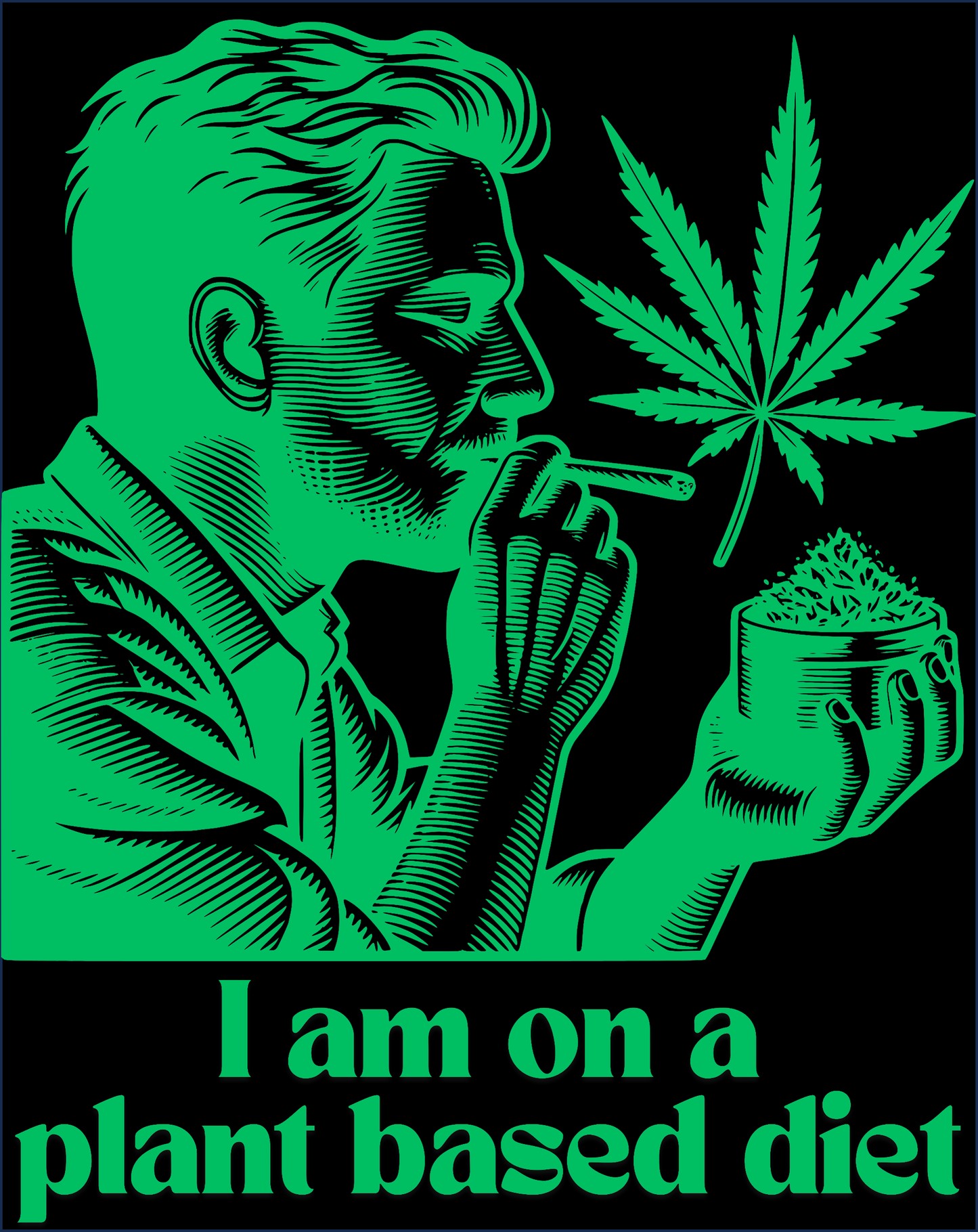 Men's Classic Tshirt - Plant Diet