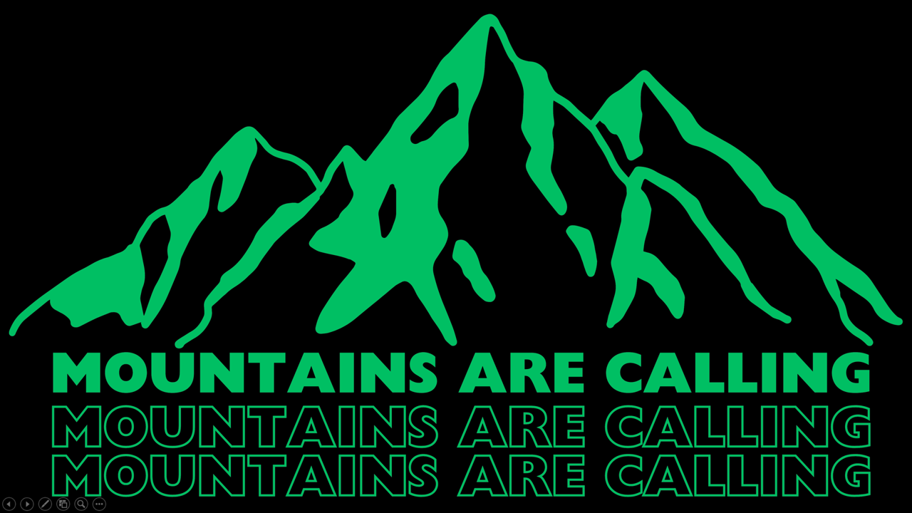 Unisex Oversized Tshirt - Mountains