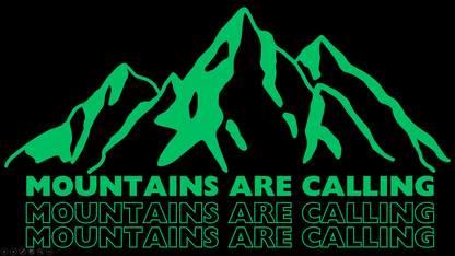 Unisex Oversized Tshirt - Mountains