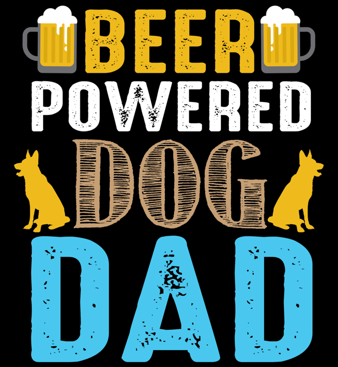 Men's Classic Tshirt - Beer Dog Dad