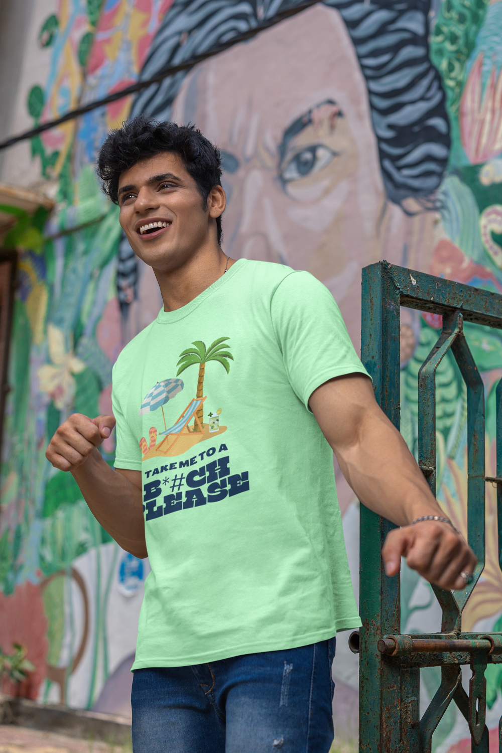 Men's Classic Tshirt - Beach Please