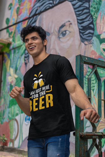 Men's Classic Tshirt - Here for Beer