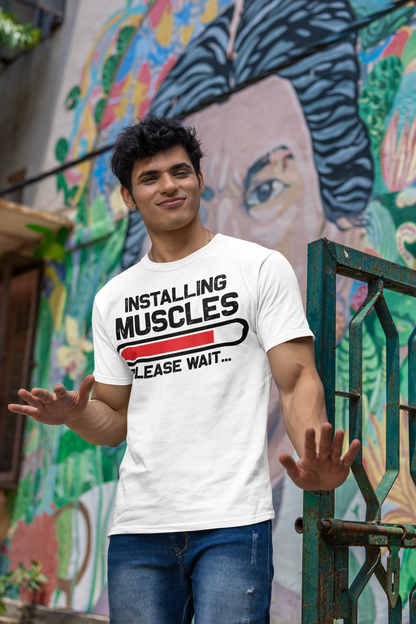 Men's Classic Tshirt - Installing Muscles