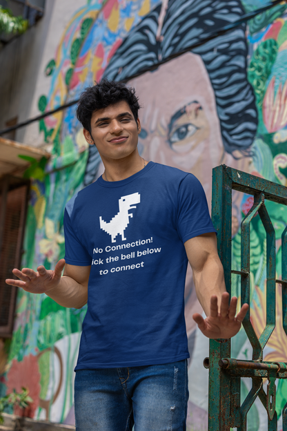 Men's Classic Tshirt - Error Dino