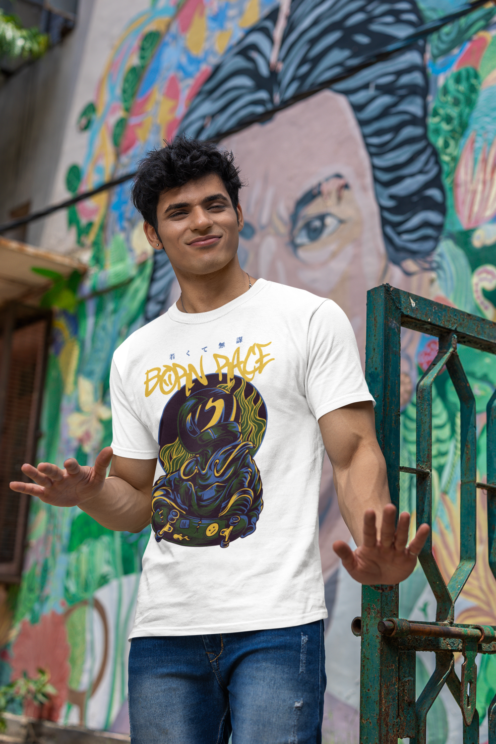 Men's Classic Tshirt - Born 2 Race