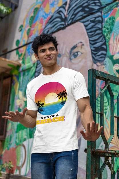 Men's Classic Tshirt - Sun of A Beach