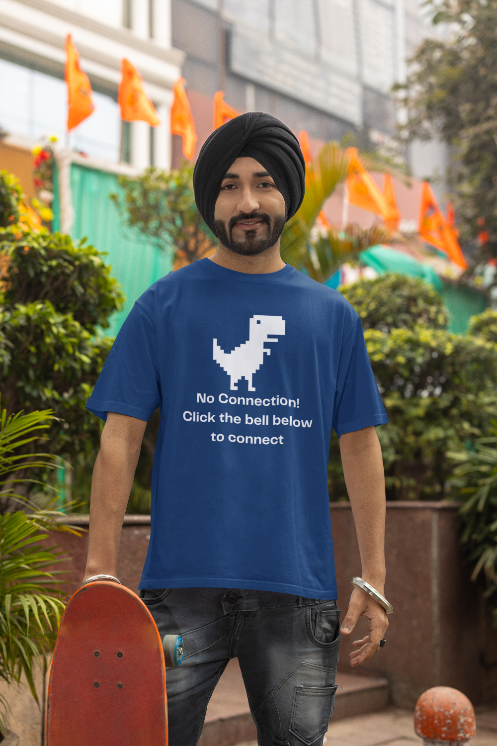 Men's Classic Tshirt - Error Dino