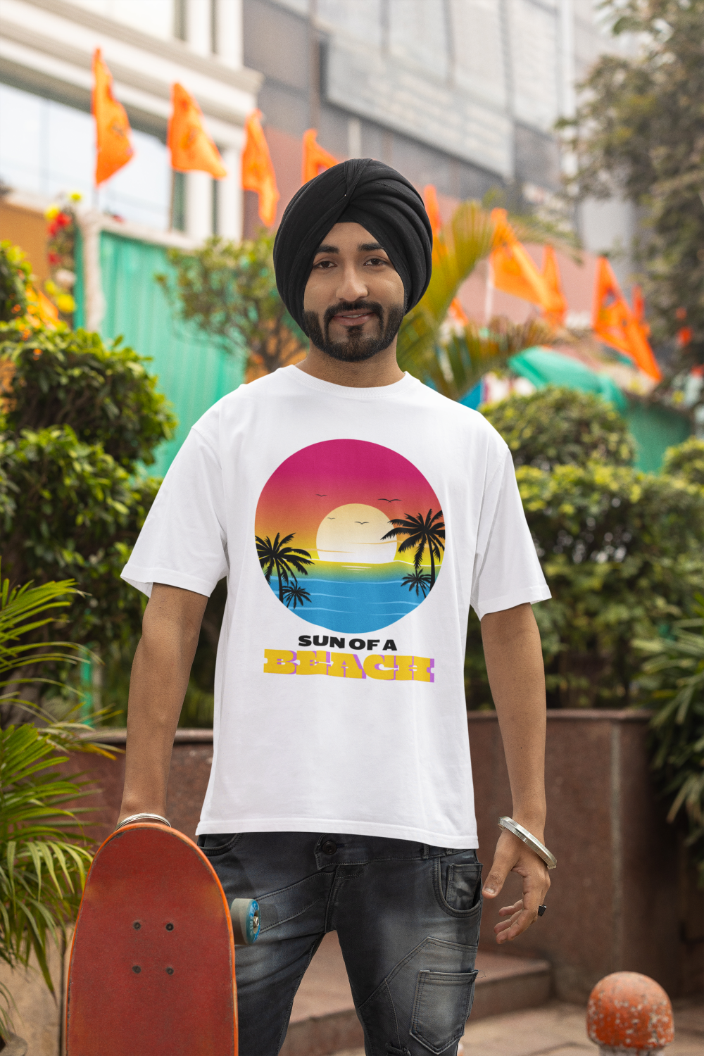 Men's Classic Tshirt - Sun of A Beach
