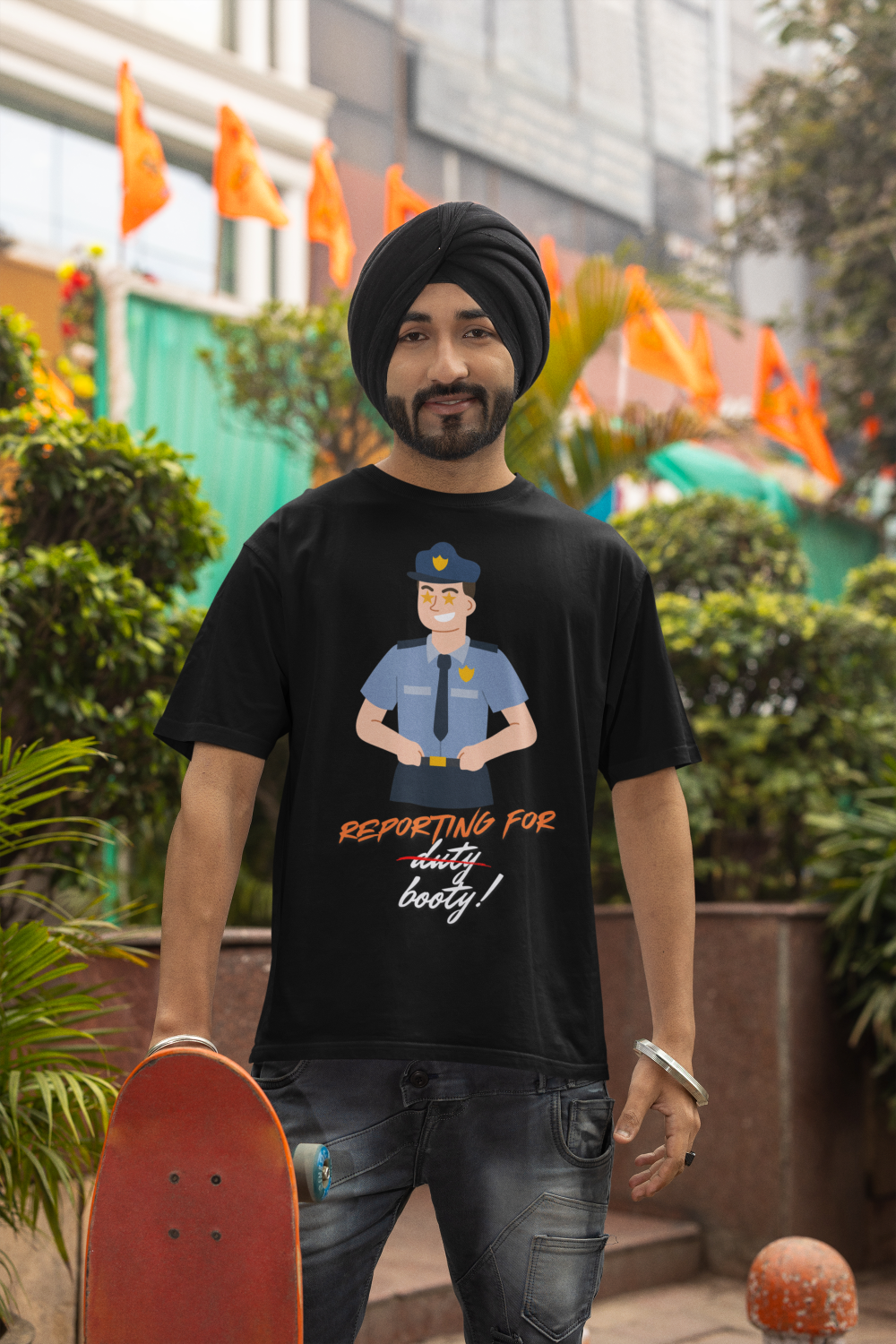 Men's Classic Tshirt - Reporting for Booty