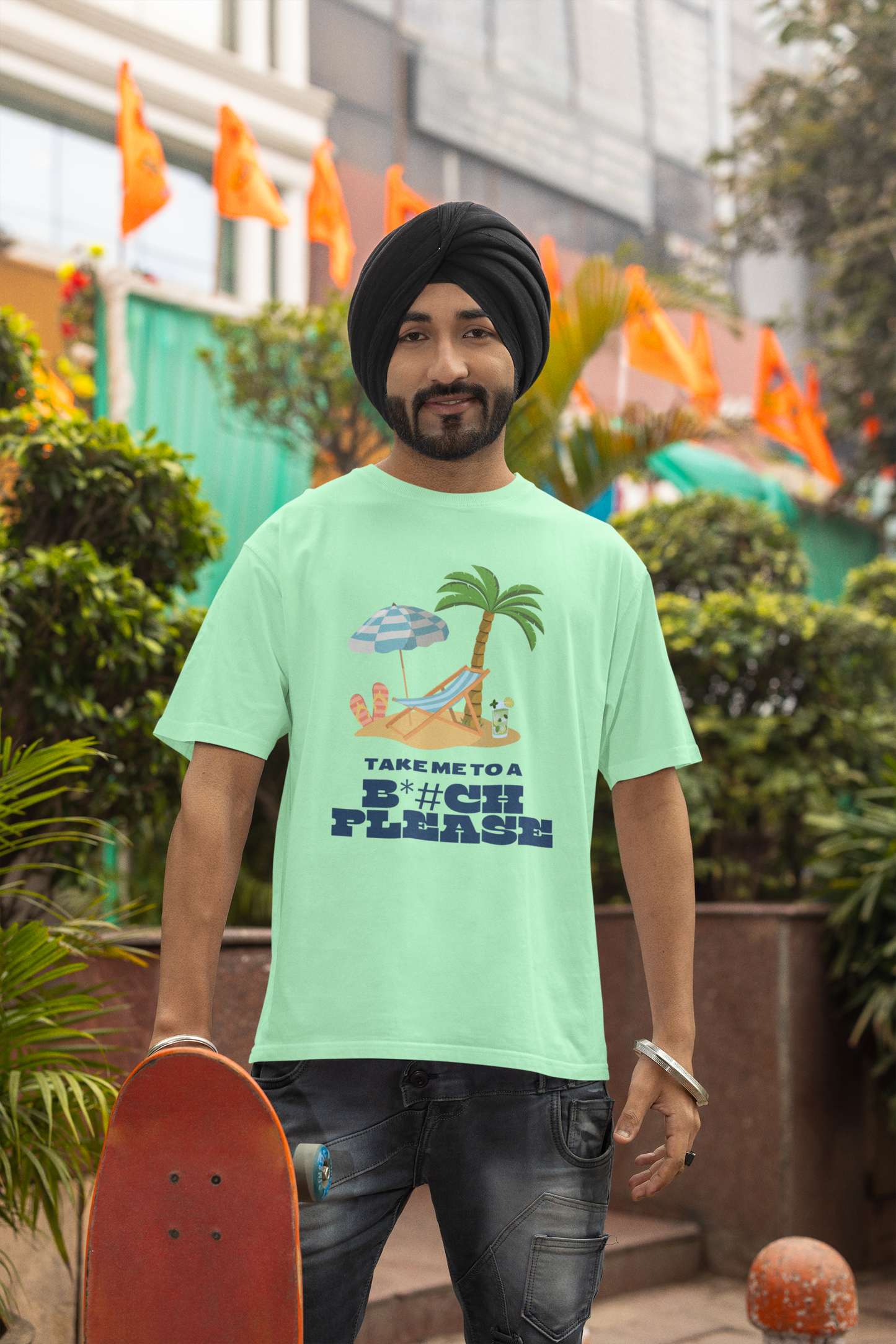 Men's Classic Tshirt - Beach Please