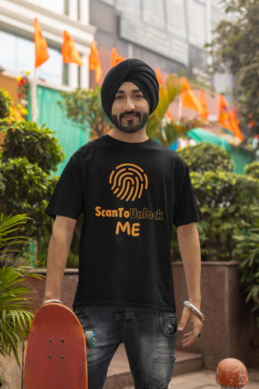 Men's Classic Tshirt - Scan to Unlock